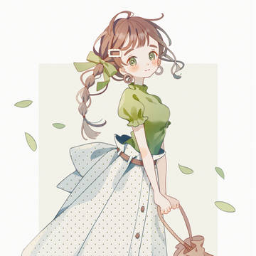 そよ風とスカート