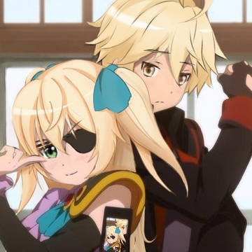 Fischl + Aether x Rika + Yuuta