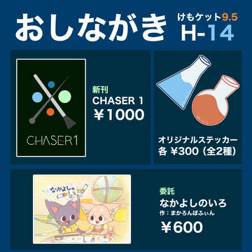 【けもケット9.5】実験なうお品書き