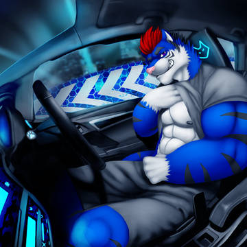 blue tiger