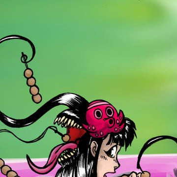二口女 bookmark design
