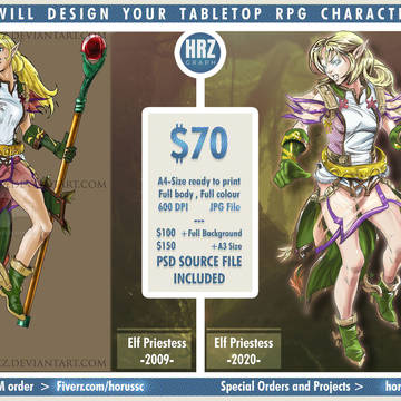 RPG CHARACTER DESIGN OFFER