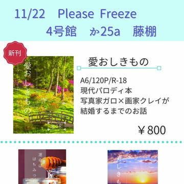 11/22 PleaseFreezeお品書き