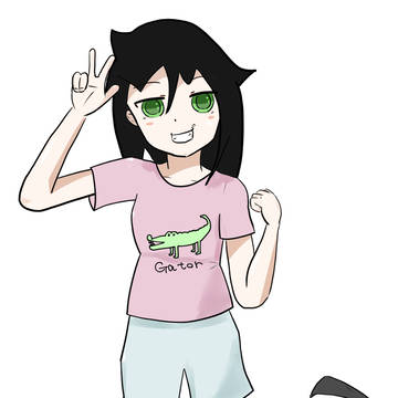 Tomoko says "yay!"