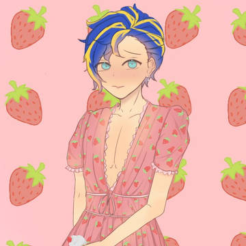 Strawberry Dress Astel - 8/2020