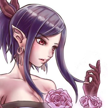 不思議な力を持ってそうなハーフエルフ