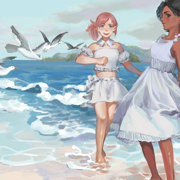 海边