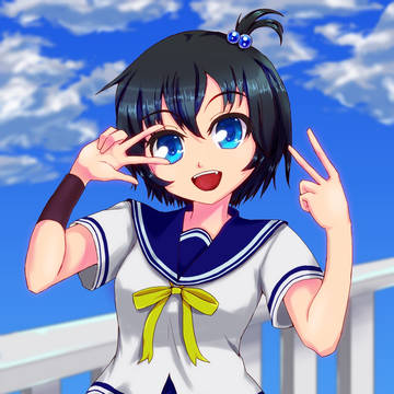 黒髪ショートの女の子