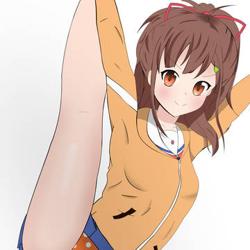 芽依ちゃんI字バランス