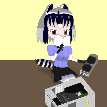 自作PCを組むアライさん