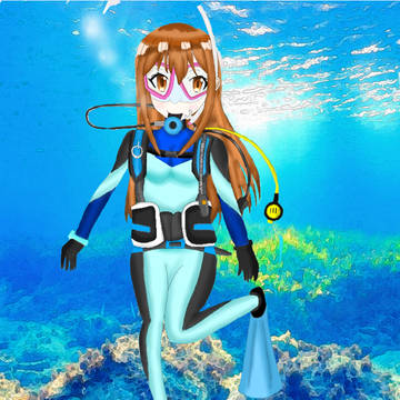 スキューバ女子2