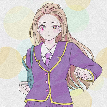 走る女の子