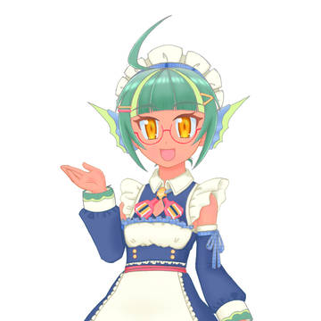 眼鏡メイドさん