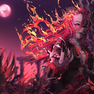OC - Ash, the Fire Lich