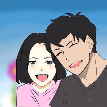 Let's took a selfie
