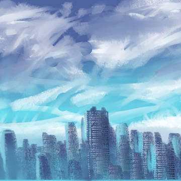 ビル背景