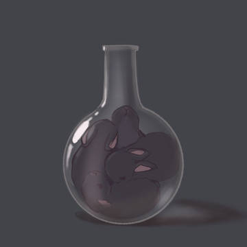 Bunnies in Dark
