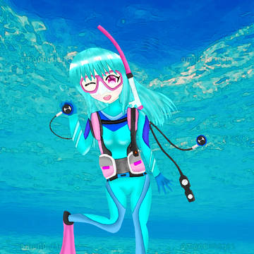 スキューバ女子2