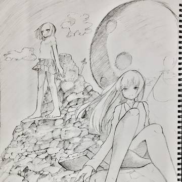 佇む人影