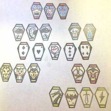 ツイステ消しゴムはんこ