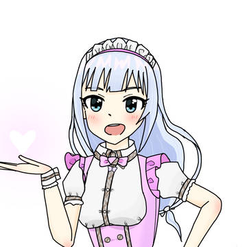 プリティウェイトレス&いい笑顔の日の紬