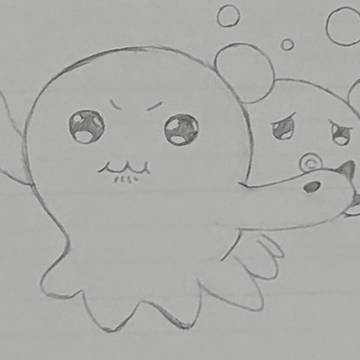 模写、モチモンとバブモン