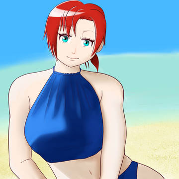 ハイネック水着ブーディカさん2