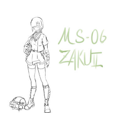MS-06 ZAKU II娘