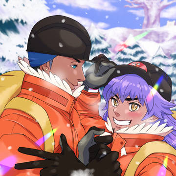 キバダン　雪原ファンアート