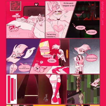 huskerdust comic① ハスエン漫画①