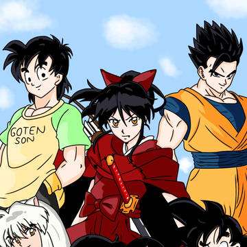 犬夜叉  X ドラゴンボール