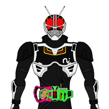 【過去絵】仮面ライダーエグゼイド／ゲンム BLACKゲーマー