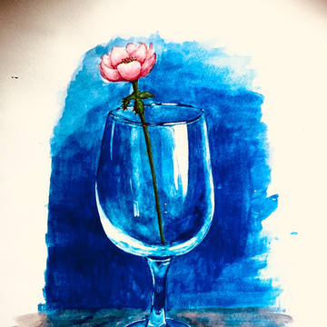 初めての水彩画(アナログ)