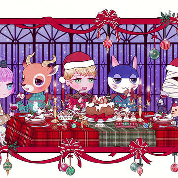 christmas dinner party