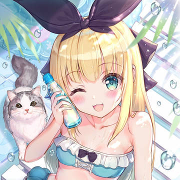水着有栖ちゃんとねじゅ