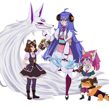 Kindred Annie y Tristana