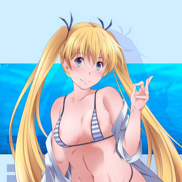 えちちな水着の金髪っ子