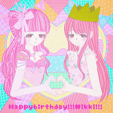 ニキ誕生日イラスト🎀