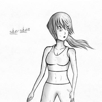 fighting girl