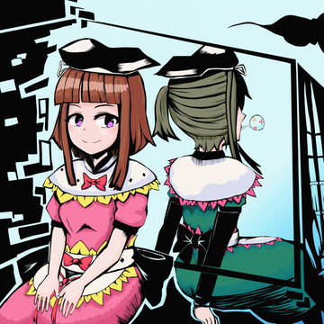 【東方】二童子をつなげる扉【爾子田里乃　丁礼田舞 】