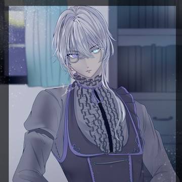 創作男子（白髪）