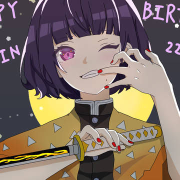 宮本佳林ちゃん　誕生日お祝いイラスト