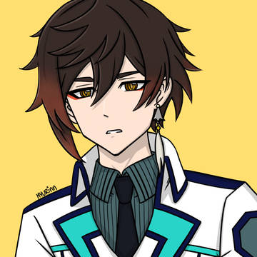 Zhongli x Tatsuya Shiba