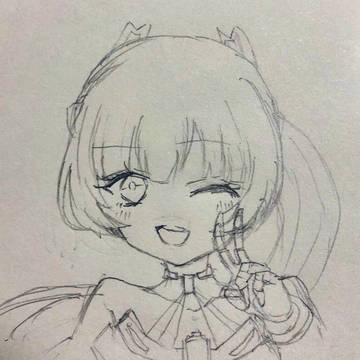 ナナミちゃんらくがき