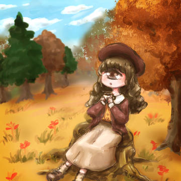森の中の単眼ちゃん