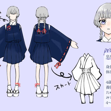 転生幼女は気づかない めいちゃんビジュアル設定