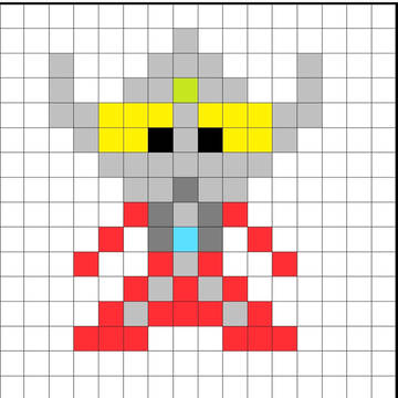 ウルトラマン ドット絵