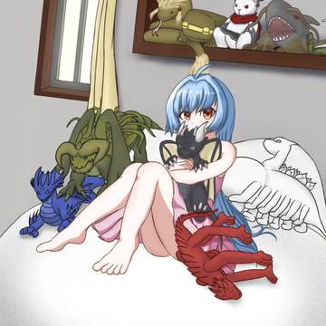 秋津茜withモンスタードールズ