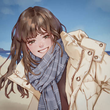 冬のビーチ🎵
