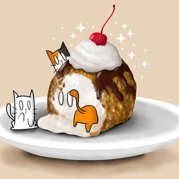 Fried ice cream